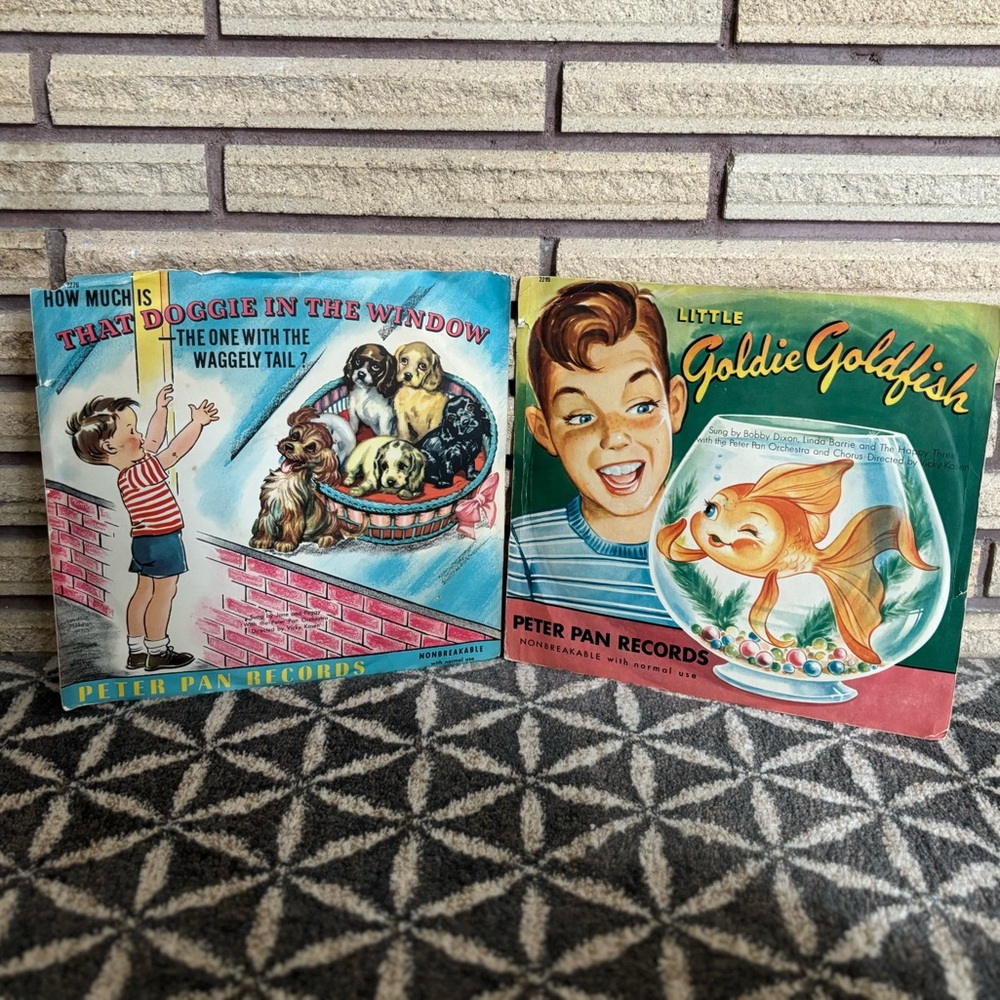 50's Children's Peter Pan Records - 2 - '78 Kids Albums - Children's Records